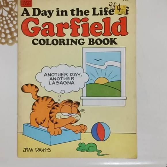 Other - Vintage Garfield Coloring book